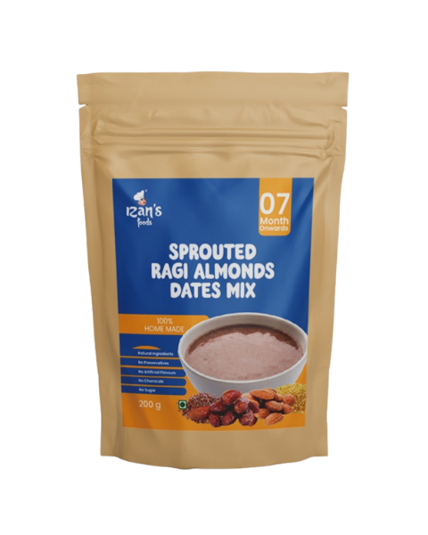Sprouted Ragi Almonds Dates Mix