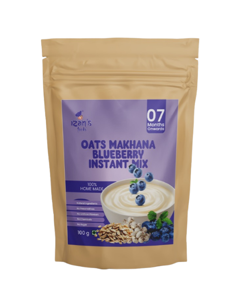 Oats Makhana Blueberry Instant Mix